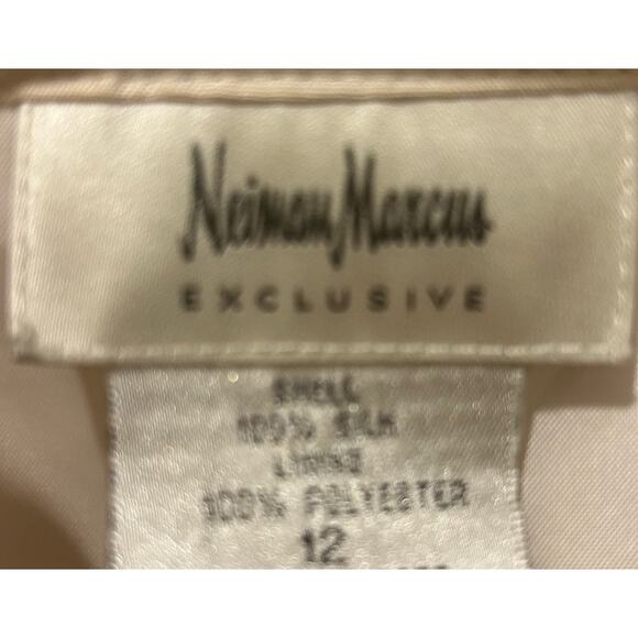 Neiman Marcus Vintage Women Silk Jacket Boho Festival Preppy Old Money Floral 12 - Picture 2 of 12